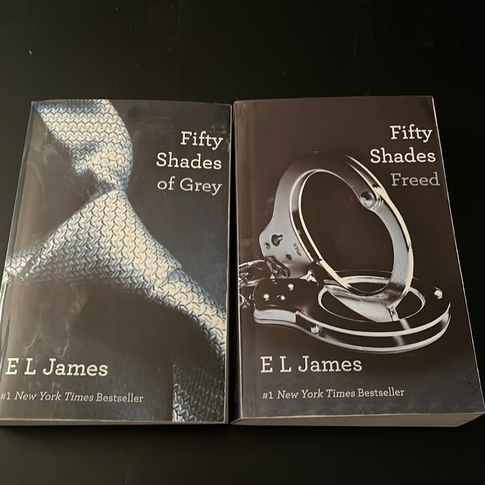 Fifty Shades of Grey, Fifty Shades Freed & Grey paperback books!!
